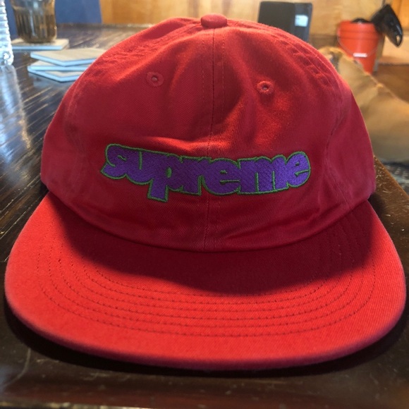 6 panel supreme hat